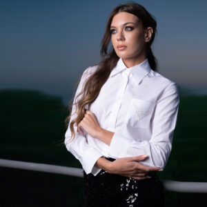 Gonna e camicia con pizzo Burano - Skirt and shirt with Burano lace