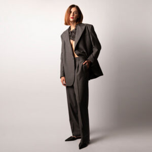 Tailleur pantalone grigio