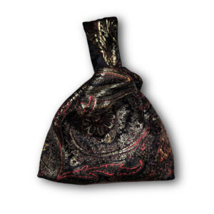 Borsa da polso, con manico a nodo in stile giapponese